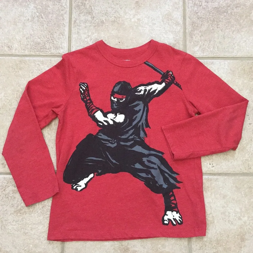 OshKosh B'gosh Boys Ninja with Sword Tee Shirt